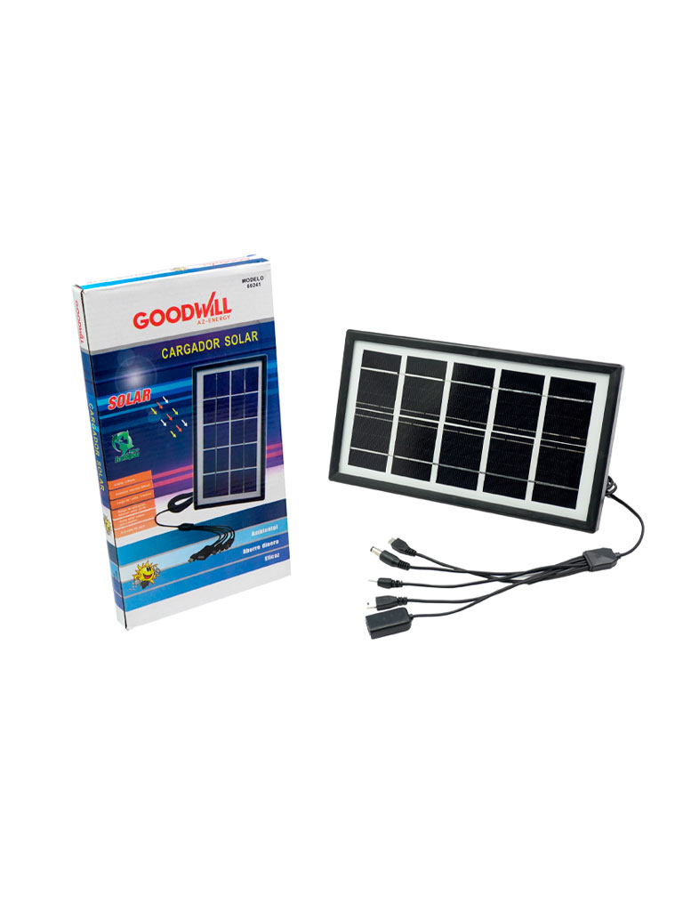 Cargador Solar con Lámpara 69240 - Goodwill