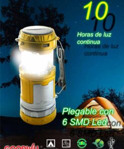 Lámpara linterna para camping