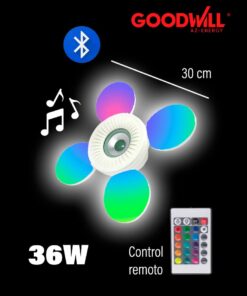 Foco de Colores con Bocina Bluetooth 36W 28002