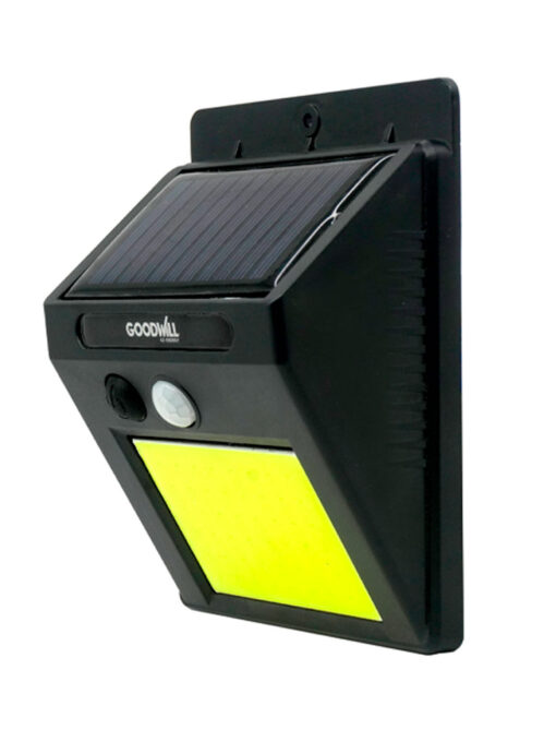 arbotante solar con sensor de movimiento