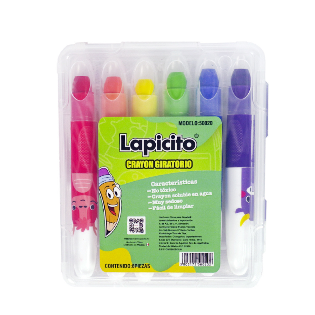 Crayones para niños pequeños, 36 colores, no tóxicos, fáciles de sujetar,  lavables, seguros, suministros de arte para colorear BANYUO